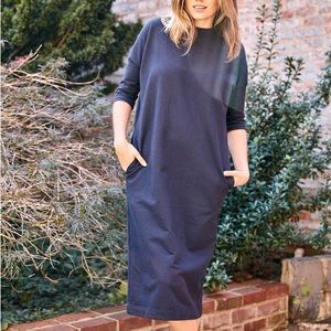 Ilana Kohn silk navy Barby dress